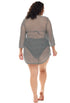 V-NECK BELL SLEEVE TUNIC - BONDI - PLUS SIZE
